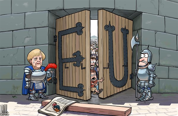 Западные карикатуры: о политике и не только