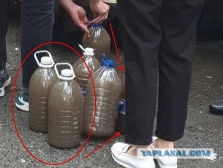 Жителям затопленного челябинского города привезли коричневую воду