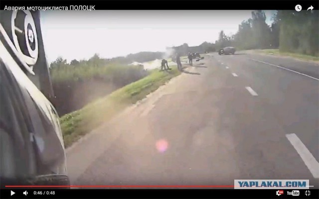 Пассажирка мотоцикла скончалась от травм, полученных в страшном ДТП под Полоцком