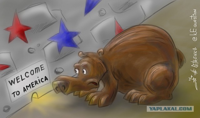 У посольства США в Москве выстроилась очередь за визами