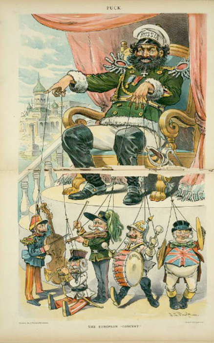 10 старинных карикатур на Распутина, Николая II и императрицу Александру Федоровну