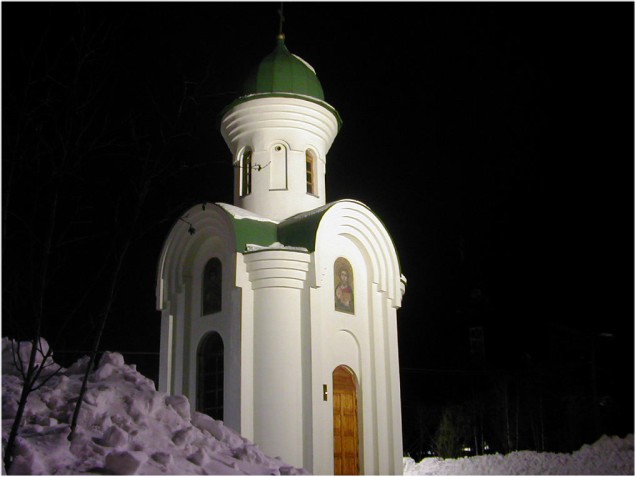 Россия ночью