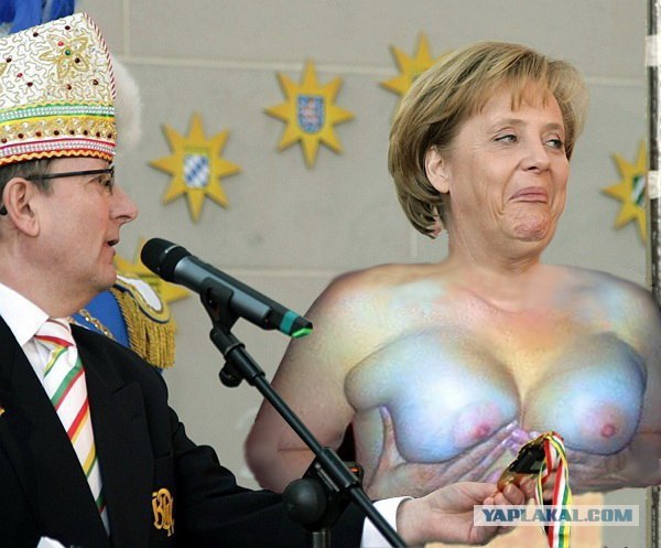 Фотожаба: Награда Ангеле Меркель.