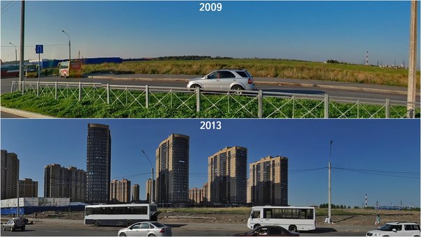 Петербург тогда и сейчас