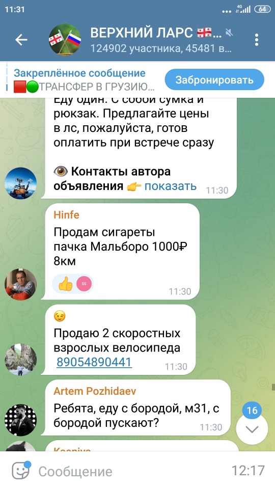 Российско-грузинская граница с дрона