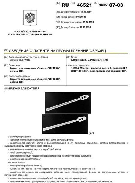 Мешалка для кофе