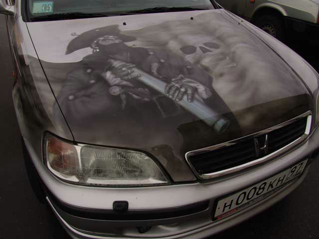 Аэрография автомобиля