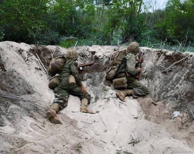 Знаменитые исторические фотографии в цвете