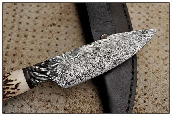 Нож из заморского железнодорожного костыля