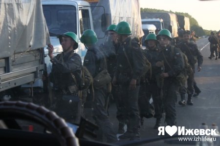 Под Ижевском взрываются боеприпасы