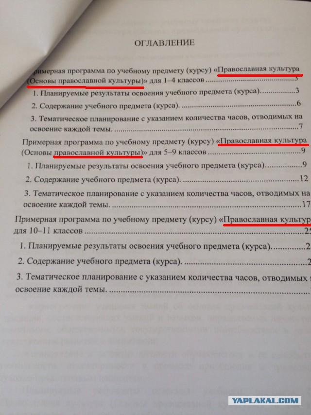 Предмет "Православная культура" планируют преподавать все 11 классов