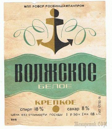 Про вина времён СССР (конец 70-х и начало 80-х)