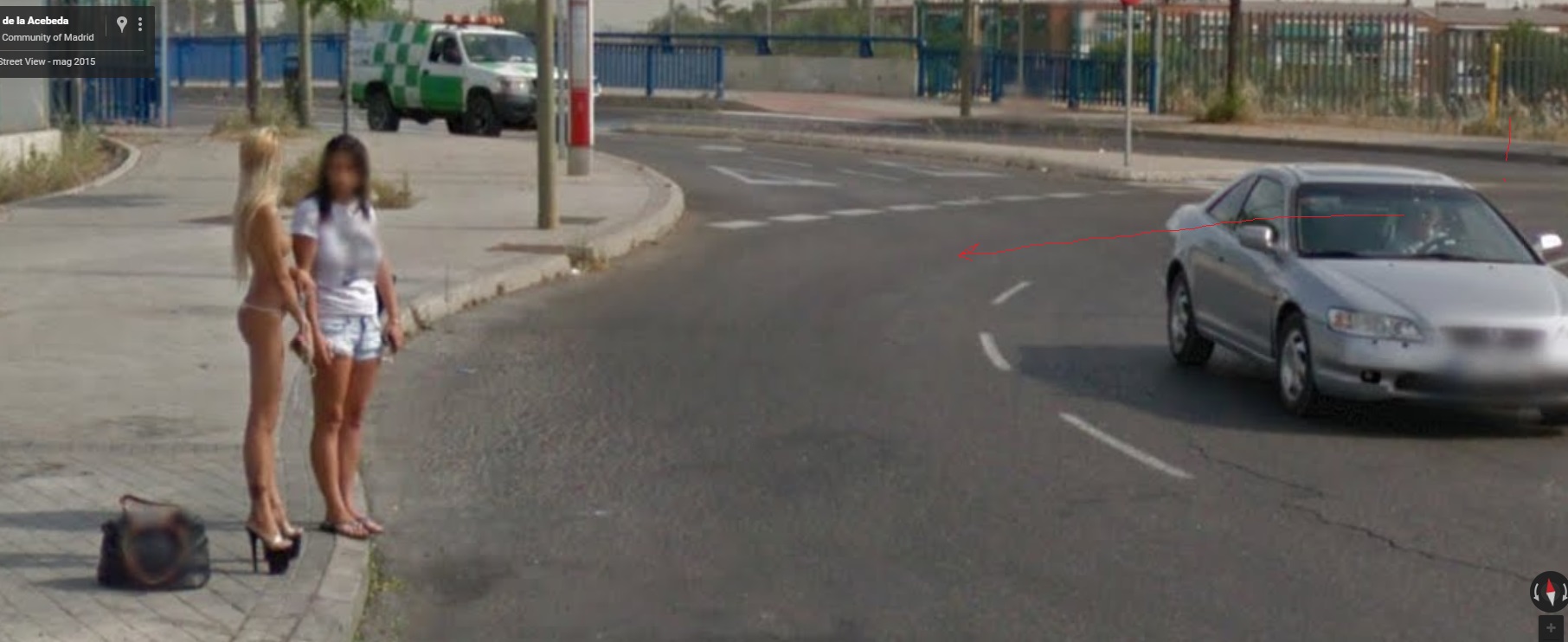 Naked women on google earth