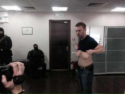 Навального арестовали на 20 суток