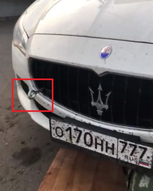 Снятие колеса на Maserati