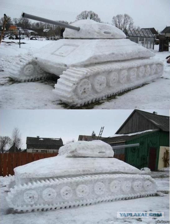 Пацанчики в снежном авто
