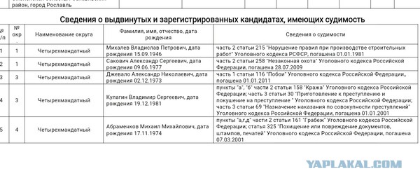 По итогам выборов в Госдуму прошли десять человек с судимостью