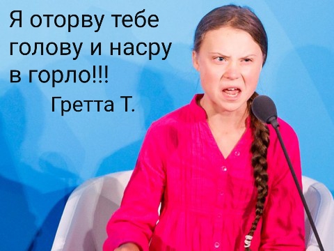 Адекватная реакция на Грету Тунберг