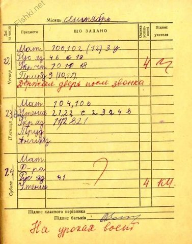 Советское школьное детство