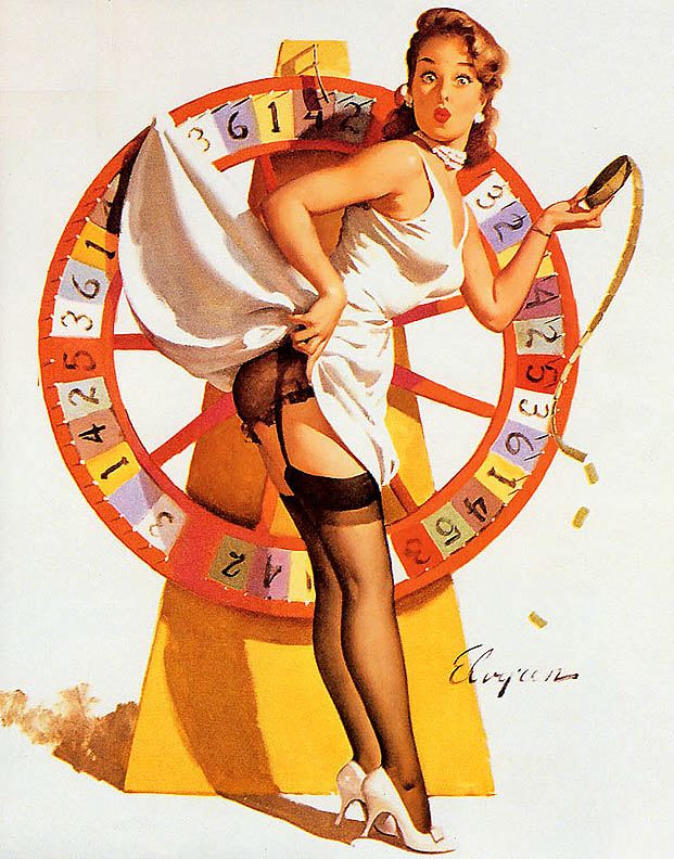 PIN-UP искусство Old school