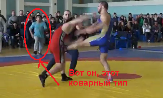 Драка на соревнованиях по вольной борьбе