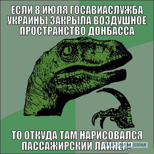 На Украине рухнул Боинг-777 малайзийских авиалиний