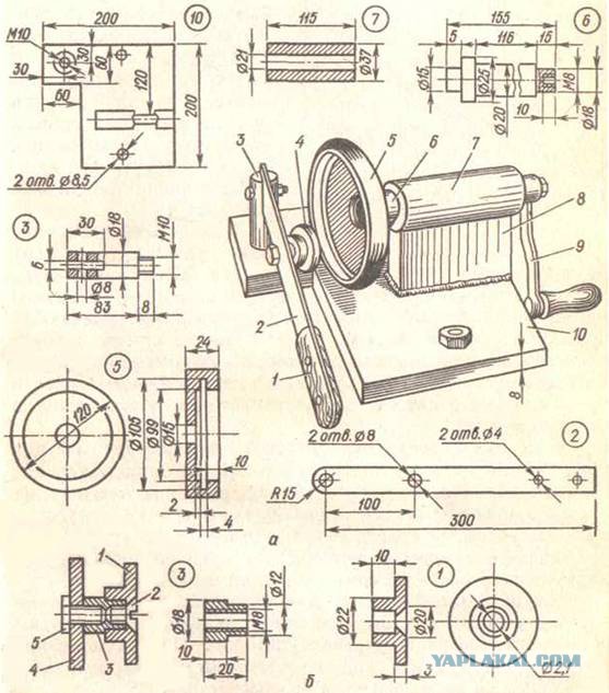 Табакорезка своими руками проще некуда чертежи