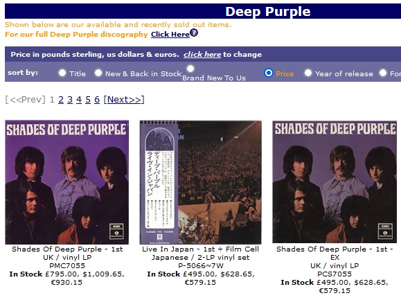 Музыка и музыканты: Deep Purple- раритеты