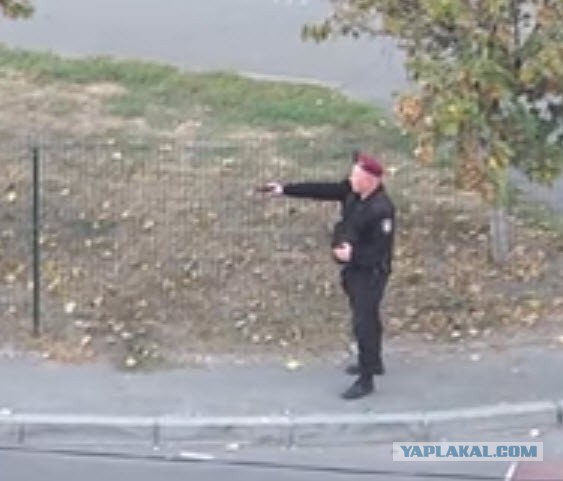 Неадекватный грузин в Киеве