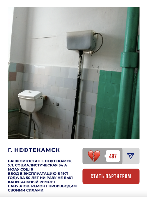 Конкурс школьных туалетов России. 21 век