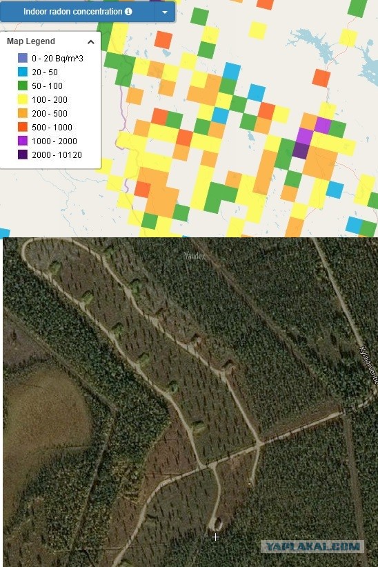 После взрыва боеприпасов, карта радиоактивности ЕС вышла из строя