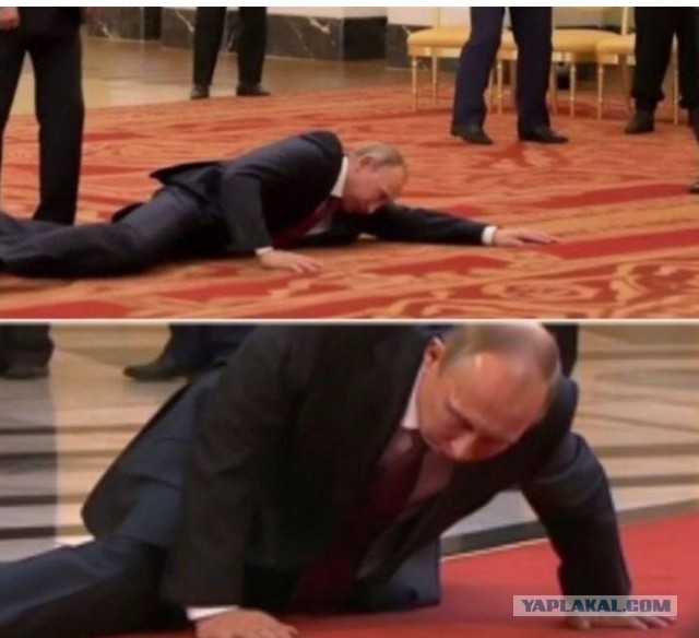 В центре Киева установили марку-фотозону с Путиным в Гаагском суде