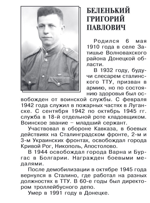 Доклад про ветерана