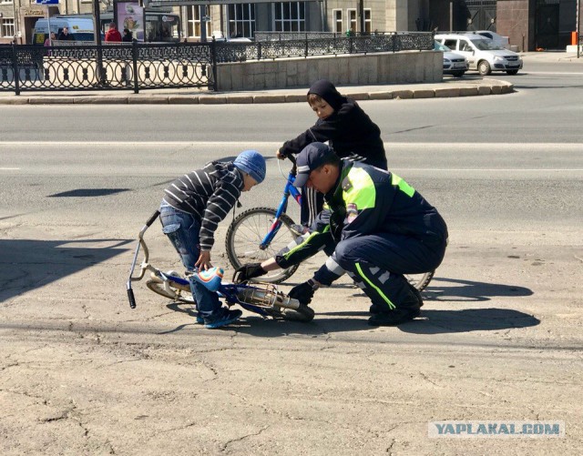 Сегодня увидела сцену из прекрасной Россию настоящего