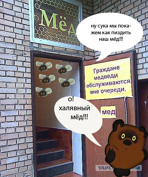 Фотожаба: Хочешь меда - бери с собой медведя