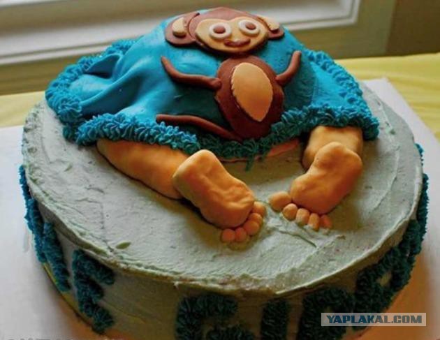 20 ужасных тортов, которыми поздравили будущих мам