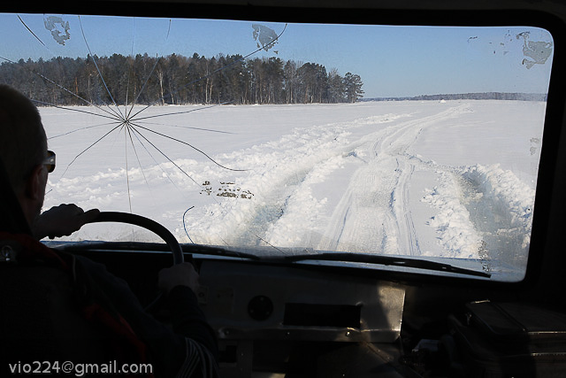 Зимой в Кижи
