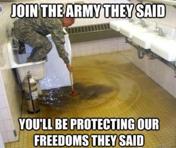 Зарубежный юмор про армию