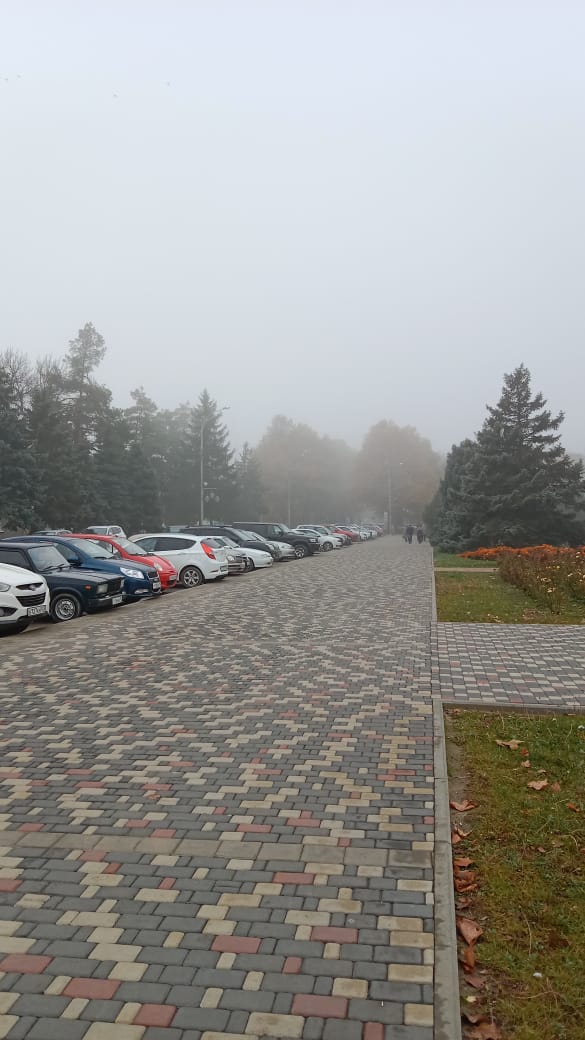 За окном