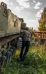 Кладбище старых танков