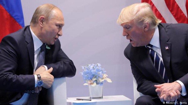 Фото: Первая встреча Путина и Трампа