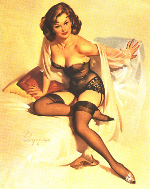 PIN-UP искусство Old school