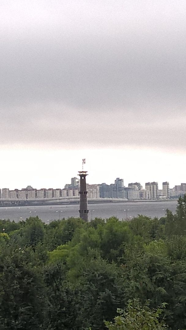 Питер с самой высокой смотровой площадки в Европе
