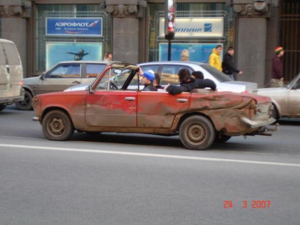 20 примеров "тюнинга" наших машин