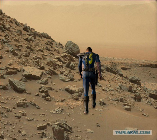 Получены первые цветные фото марсианских скал с зонда Curiosity.