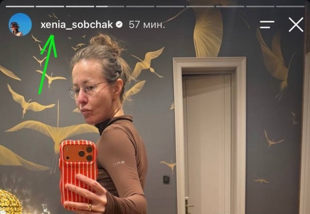 Тем временем Ксения Собчак решила покрасоваться своей физической формой в сторис