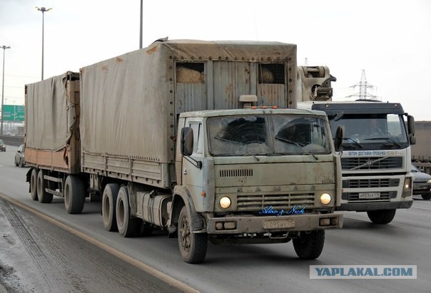 Подборка старых ''трудяг'' на дорогах России