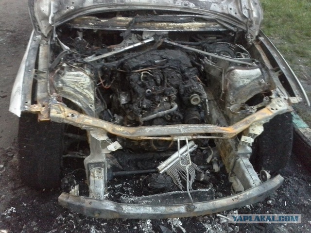 В Москве сожгли BMW X1