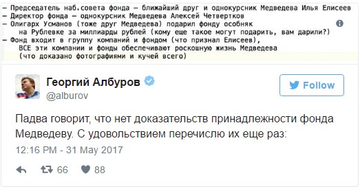 Суд удовлетворил иск Усманова к Навальному