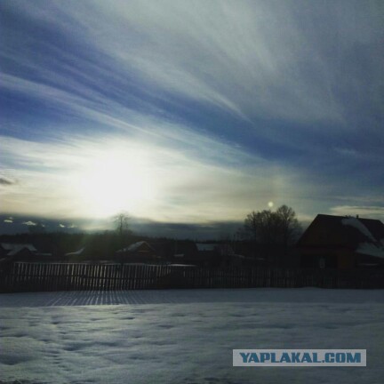 Морозное утро в глубинке!